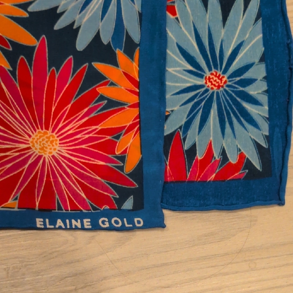 Colorful Floral Scarf - Picture 2 of 4